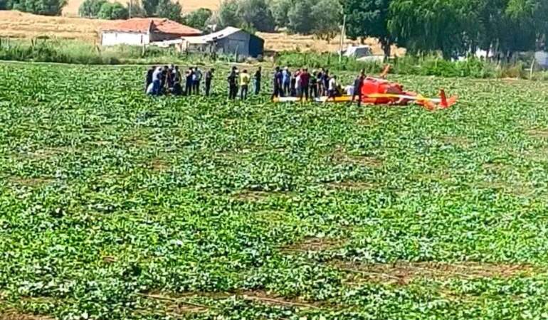 Ankara’da Eğitim Helikopteri Düştü
