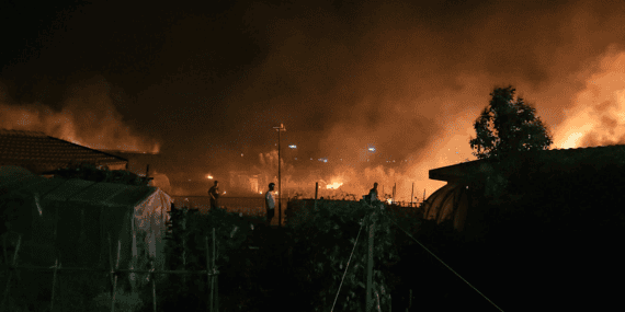 Çanakkale’de Çıkan Yangın Söndürüldü