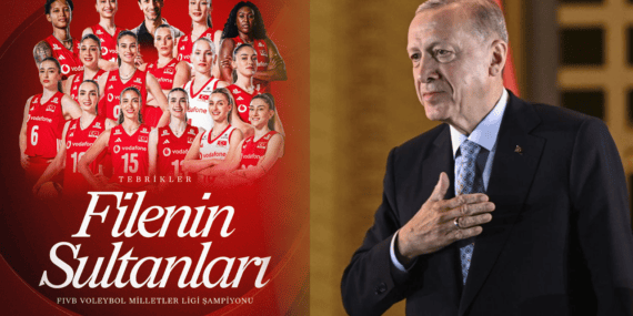 Cumhurbaşkanı Erdoğan’dan Filenin Sultanlarına Tebrik Mesajı