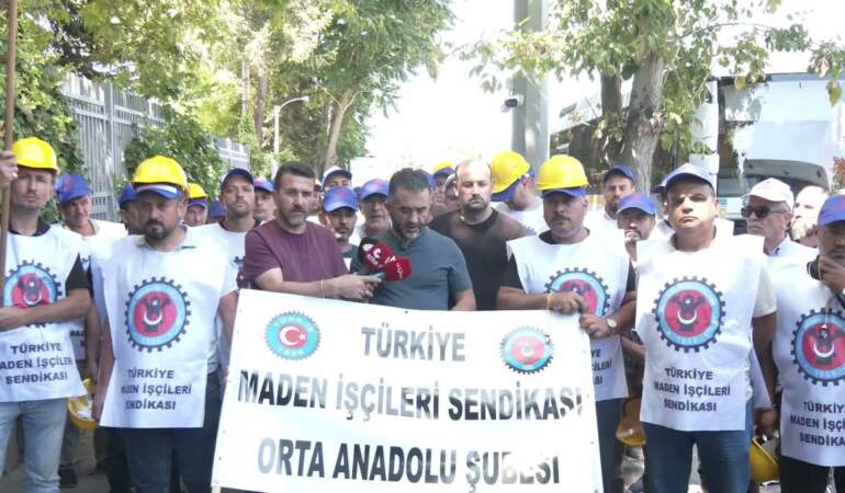 Madenciler Eylemde: Haklarımızı Alana Kadar Buradayız!