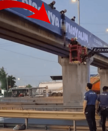 Gebze’de Tüyler Ürperten Görüntü: Üst Geçitte Yarı Çıplak Halde Asılı Bulundu