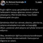 Sincan’da Helikopter Kazası: Pilot Şehit Oldu, Pilot Adayı Yaralandı