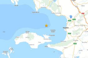 İzmir Menderes Açıklarında Deprem
