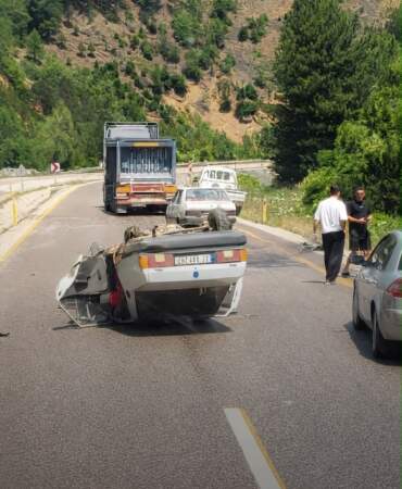Kastamonu’da Trafik Kazası: 3 Yaralı
