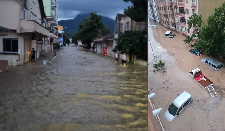 Kastamonu’da Sel ve Su Baskını Alarmı: Onlarca Ev Tahliye Edildi