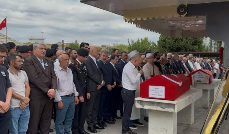 Motosiklet kazasında vefat eden Uzman Çavuş Çetin son yolcuğuna uğurlandı