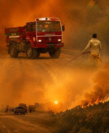 Muğla’da Çifte Kabus! Kara Yolu Kapatıldı, İki İlçe Alevlerle Savaşıyor