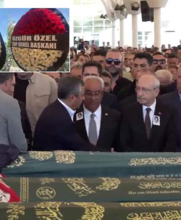 Olcay Baykal’ın cenazesinde Kılıçdaroğlu ve Özel yan yana geldi