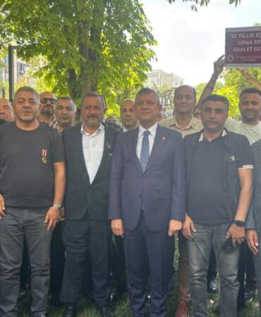 Özgür Özel’den şehit ailesi ve gazilere destek