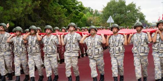 Ankara’da 30 Ağustos Zafer Bayramı’nın 104’üncü Yıl Dönümü İçin Geçit Töreni Düzenlendi