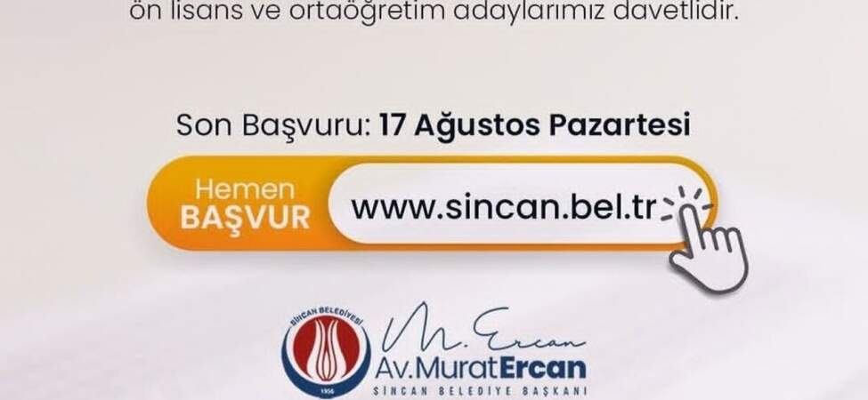 Sincan Belediyesi’nden KPSS Adaylarına Destek : KPSS Adaylarına Ücretsiz Deneme Sınavı İmkanı