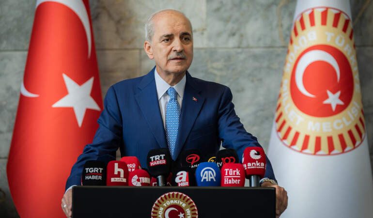 TBMM Başkanı Numan Kurtulmuş ‘Çerçeve Yasa’ Açıklaması: Ümit Ederiz kiMeclis Tatile Girmeden Yasalaşmış Olur