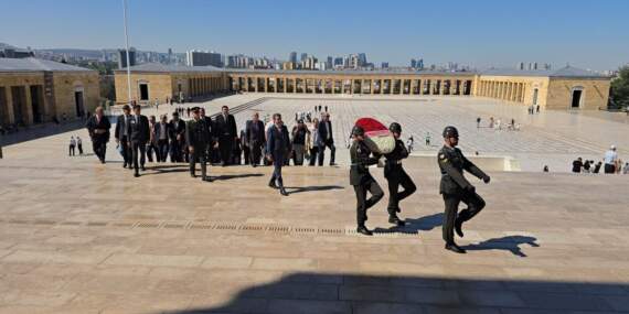 Haymana Heyeti’nden Anıtkabir’e Anlamlı Ziyaret
