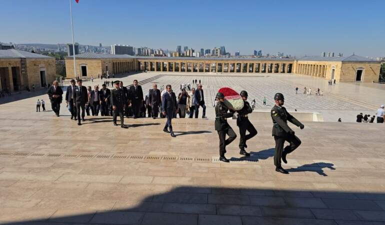 Haymana Heyeti’nden Anıtkabir’e Anlamlı Ziyaret