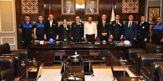 Ertuğrul Başkan’a Zabıta Haftası Ziyareti