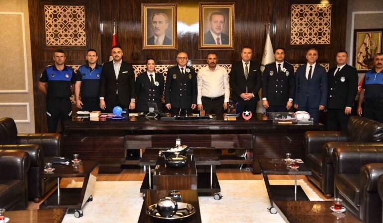 Ertuğrul Başkan’a Zabıta Haftası Ziyareti