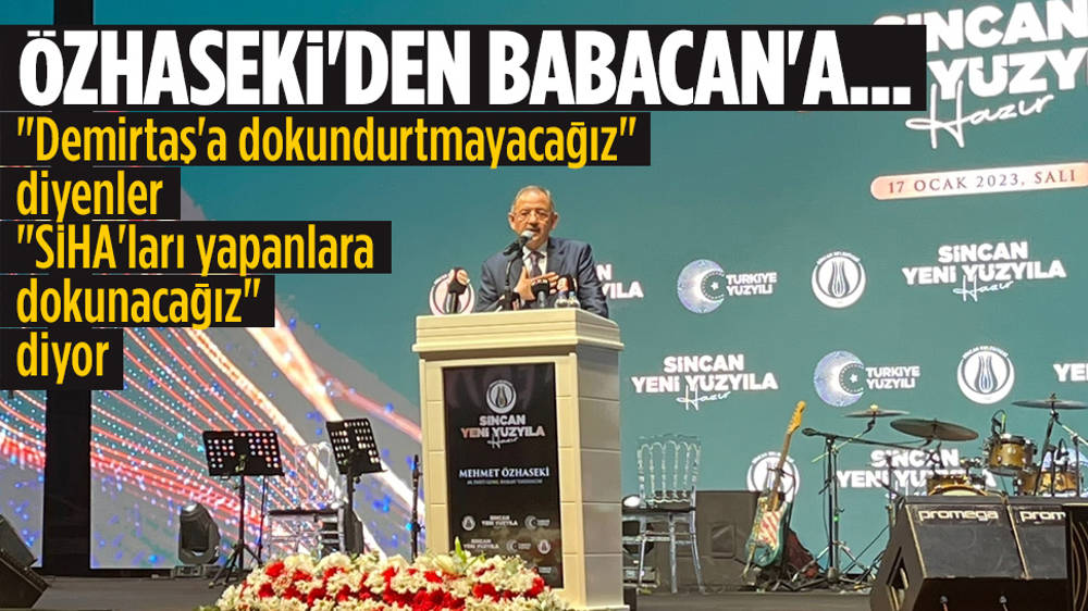 Özhaseki'den Babacan'a eleştiri