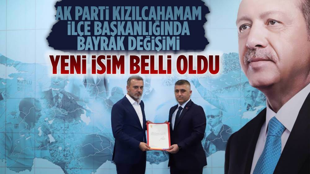 Ak Parti Kızılcahamam İlçe Başkanı Güray Altunay Oldu