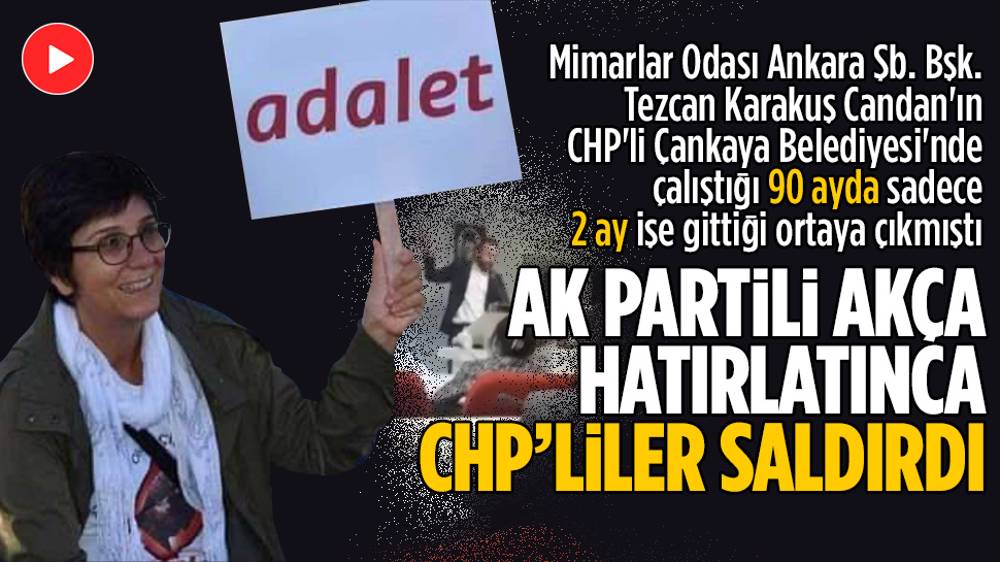 Ak Partili Akça, Candan’ı Eleştirince Chp’lilerin Saldırısına Uğradı