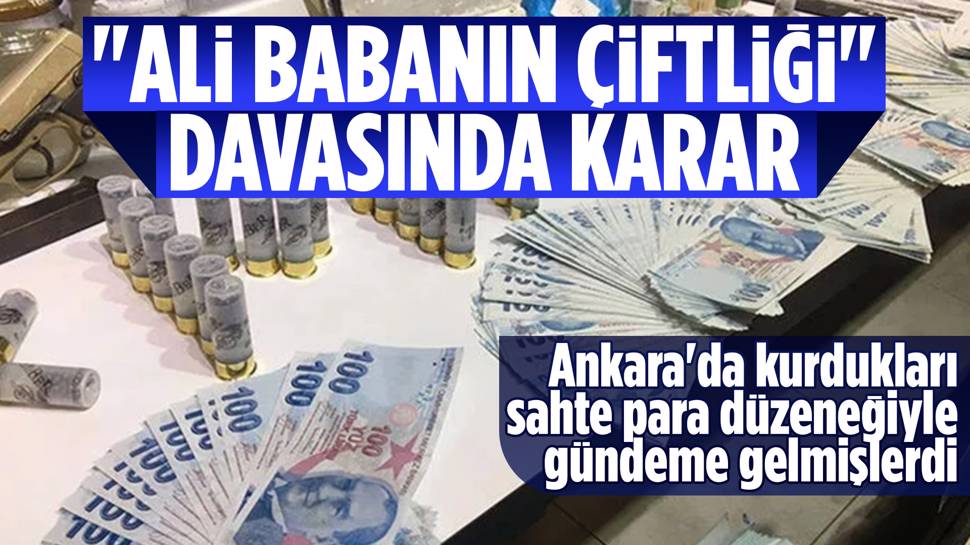 ‘Ali Babanın Çiftliği’ Isimli Çeteye Dava