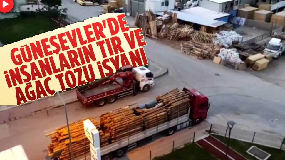 Ankara Güneşevler’de Tır Ve Ağaç Tozu Şikayeti