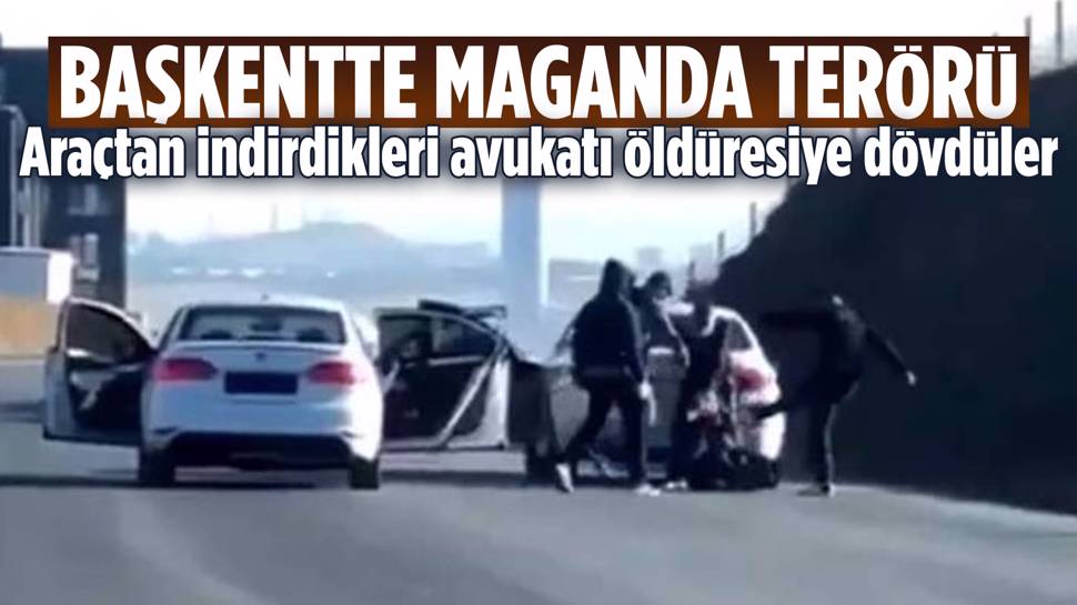 Ankara’da Araçtan Indirdikleri Avukatı Öldüresiye Dövdüler