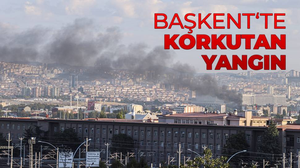 Ankara’da Atık Kağıt Deposunda Çıkan Yangın Söndürüldü