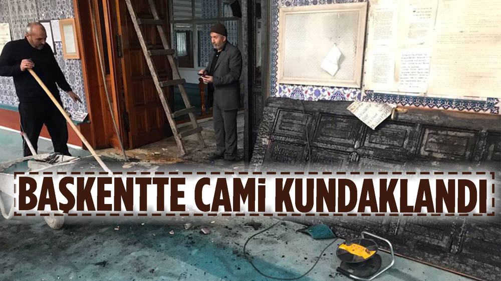 Ankara’da Iki Cami Kundaklandı