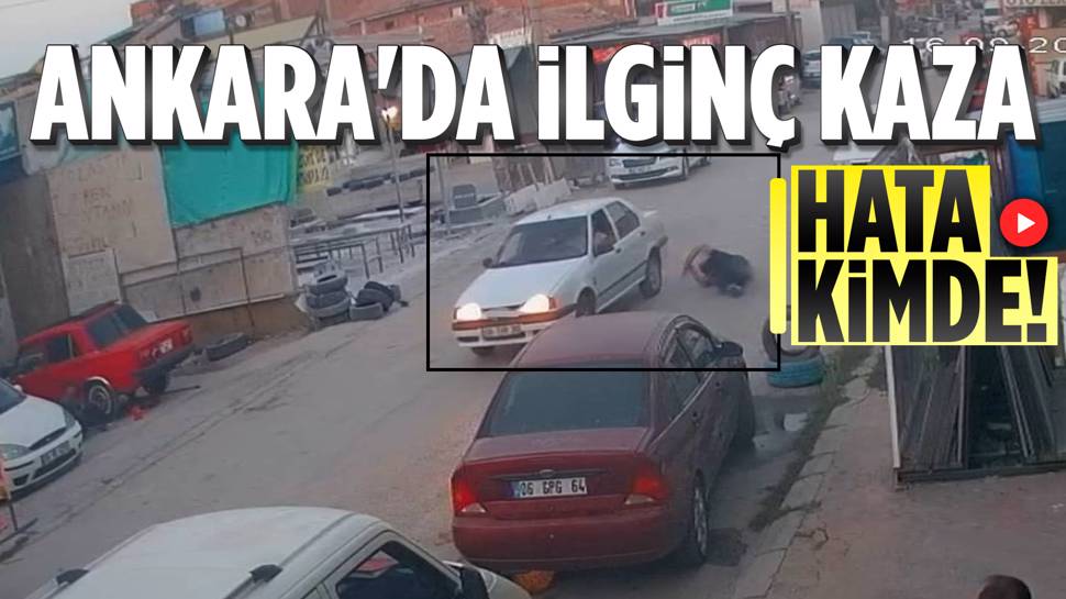 Ankara’da Ilginç Kaza