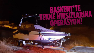 Ankara’da Jandarma Tekne Hırsızlarına Operasyon Düzenledi