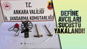 Ankara’da Kaçak Kazı Yapan 2 Kişi Yakalandı