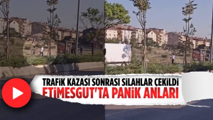 Ankara’da Kaza Yapanlar Arasında Silahlar Konuştu