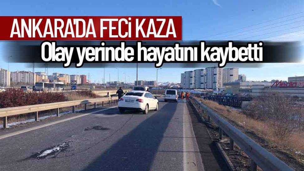 Ankara’da Pikap Kamyonete Arkadan Çarptı: 1 Ölü, 1 Yaralı