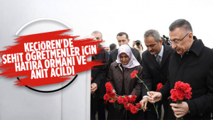 Ankara’da Şehit Öğretmenler Için Hatıra Ormanı Ve Anıt Açıldı