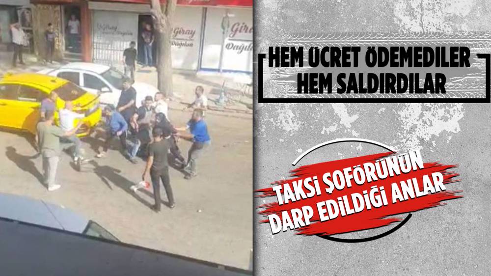 Ankara’da Taksi Şoförüne Saldırı