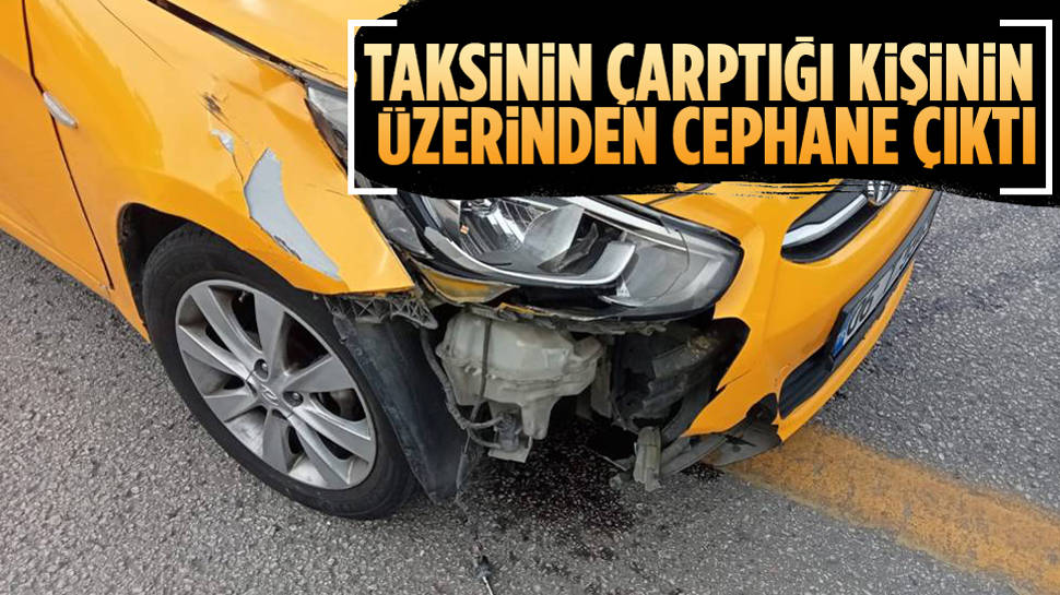 Ankara’da Taksinin Çarptığı Kişinin Üzerinden Pompalı Tüfek Ve Bıçak Çıktı