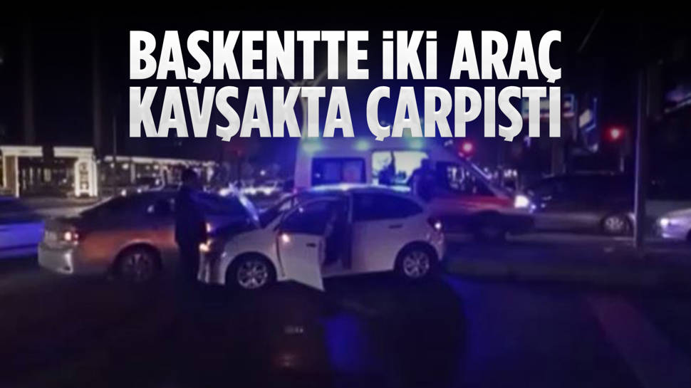 Ankara’da Trafik Kazası: 2 Yaralı