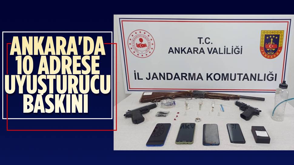 Ankara’da Uyuşturucu Ticaretini Önlemeye Yönelik Operasyon