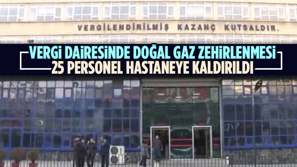 Ankara’da Vergi Dairesinde Doğal Gaz Zehirlenmesi