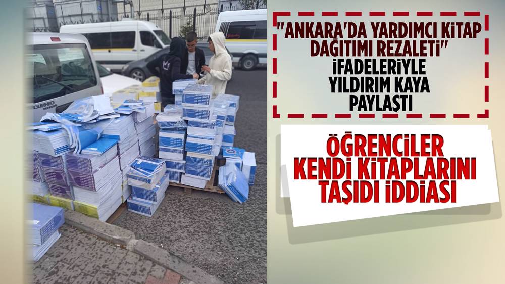 Ankara’da Yardımcı Kitapları Öğrenciler Taşıdı Iddiası