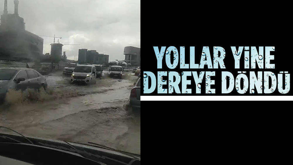 Ankara’da Yollar Yine Suyla Doldu