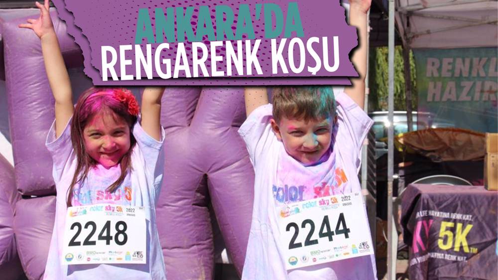 Ankaralılar Hafta Sonu Renkli Koşu Festivali’nde Buluştu