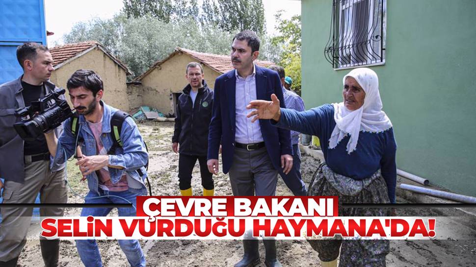 Bakan Kurum, Selin Vurduğu Haymana’da Inceleme Yaptı