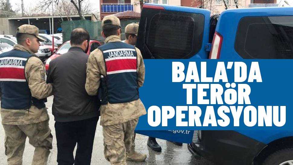 Bala’da Terör Örgütü Üyesi Yakalandı