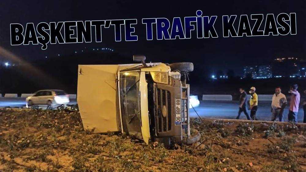 Başkent Ayaş’ta Trafik Kazası: 1 Yaralı