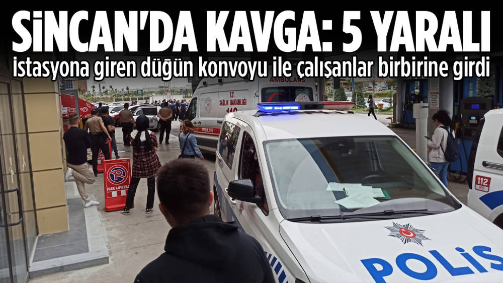 Başkentte Düğün Konvoyu Kavgası: 5 Yaralı