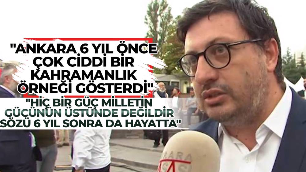 Duhan Kalkan’dan 15 Temmuz Etkinliğinde Demokrasi Ve Milli Birlik Günü Mesajı