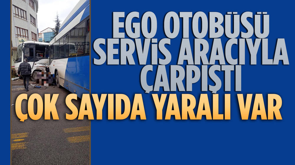 Ego Otobüsü Kazaya Karıştı: 6 Yaralı