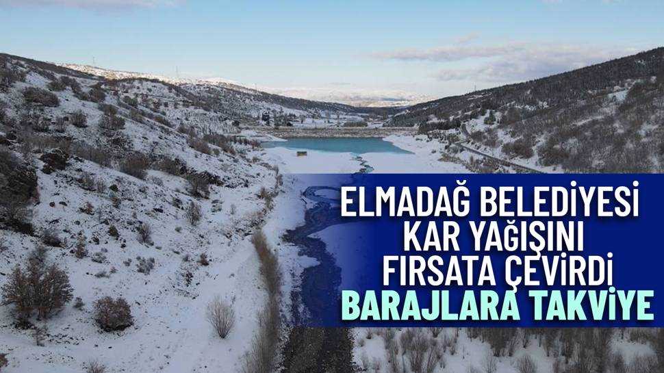 Elmadağ Belediyesinden Elmadağ Kargalı Barajı’na Takviye