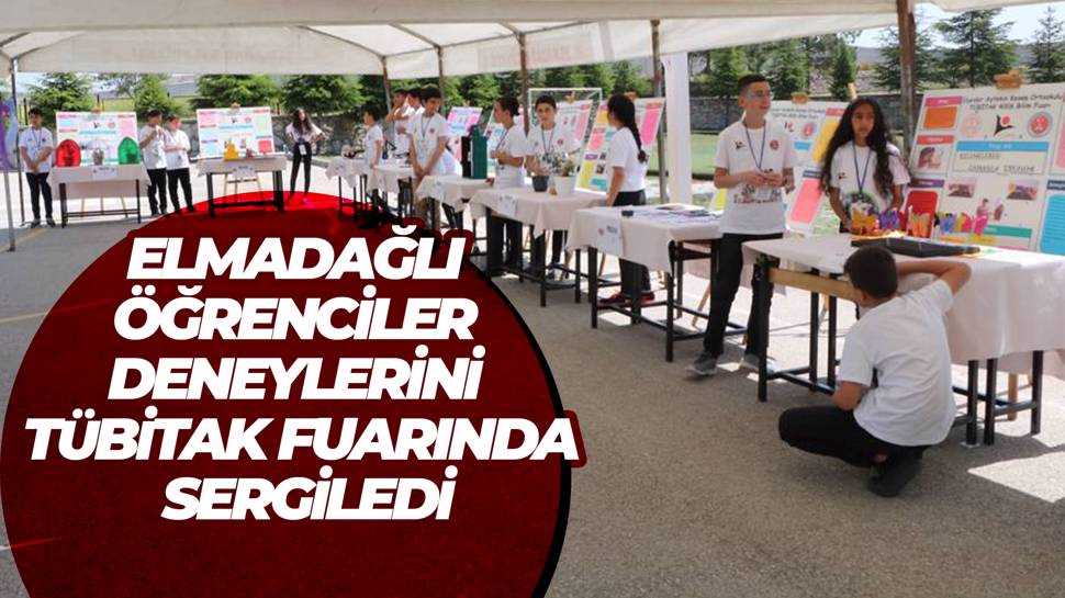 Etimesgut’ta Öğrenciler Tübi̇tak Bilim Fuarı’nda Deneylerini Sergiledi